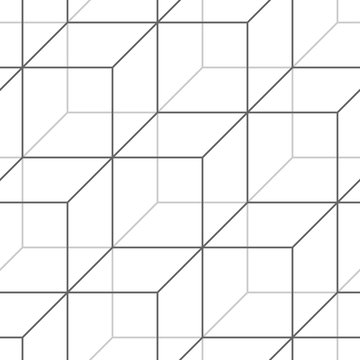 Vector seamless pattern. Modern stylish texture. Repeated geometric pattern with cubes.