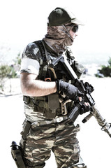 soldier aim target rifle m 4 