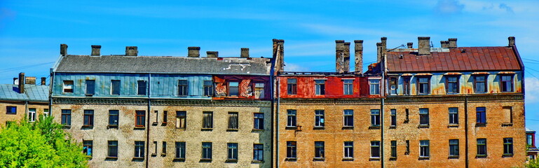 House, damaged by fire