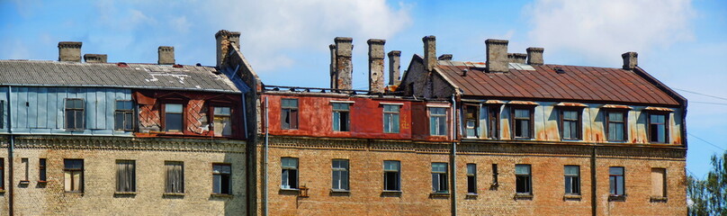 House, damaged by fire