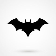 silhouettes of bats icon