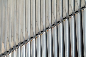 A historic pipe organ in church