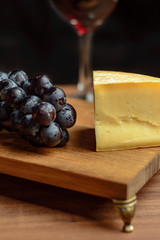 grapes and cheese