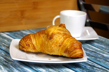 Traditional butcher croissant