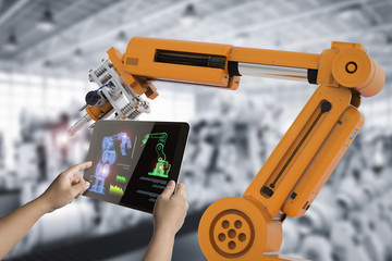 human control 3d rendering robot