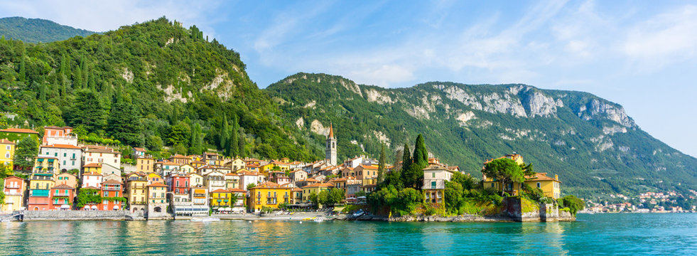 Panorama Varenna, Comer See, Italien