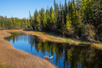 Chuya River a right tributary of the Katun River, Altai Republic, Russia.