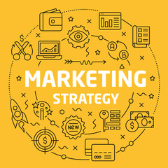 Linear illustration marketing strategy