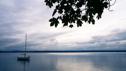 Segelschiff Ammersee See Natur 
