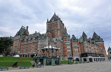 Naklejka premium Chateau Frontenac, Quebec City, Canada. 