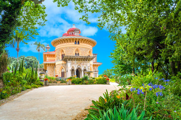 The Monserrate Palace in Sintra, Portugal.