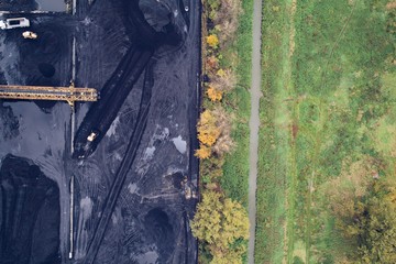 Coal mine in Silesia, Poland.