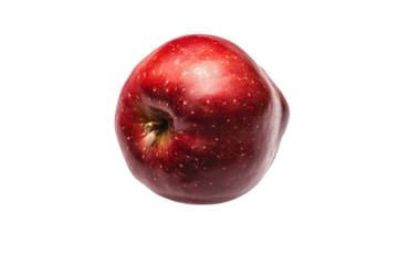 Red apple on a white background