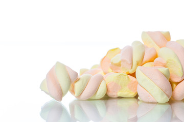 sweet multi-colored candy marshmallow