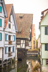 Fototapeta premium Streets of Ulm at the Danube