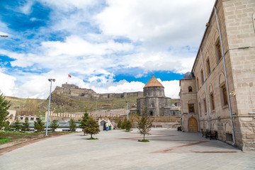Holy Apostles Church with Kars Castle