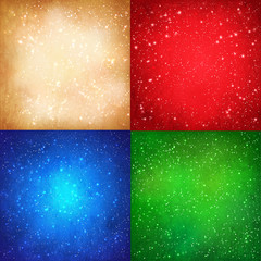 Christmas vector grunge backgrounds collection