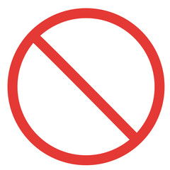 prohibitory sign template
