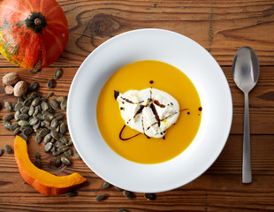 Kürbiscremesuppe