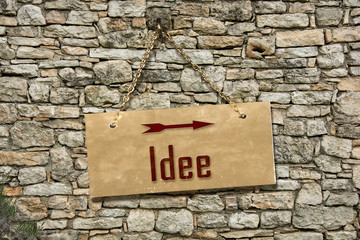 Schild 235 - Idee