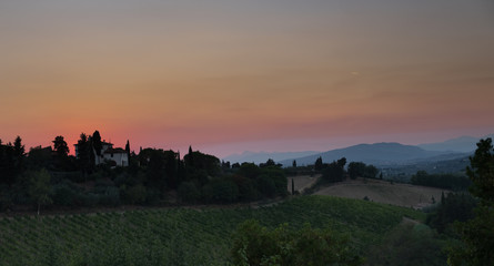 Tuscany sunset