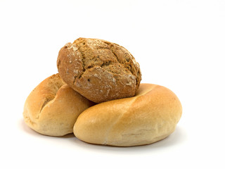 Verschiedene Bäckerbrötchen