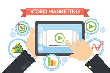 Video marketing concept.