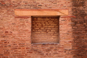 Beautiful designs and carving inside Agra Fort