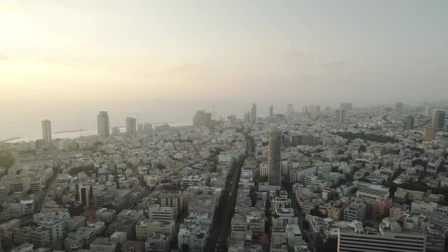 City skyline in the afternoon
