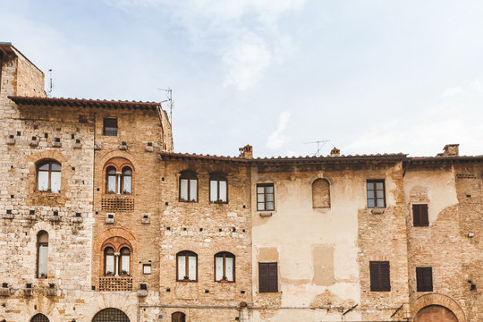 San Gimignano Medieval Architecture in Town