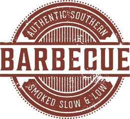 Vintage Barbecue BBQ Restaurant Sign