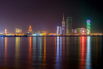 Batumi. View of the city at sunset.