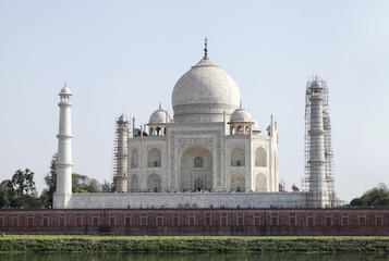 Taj Mahal, a view from Mehtab bagh