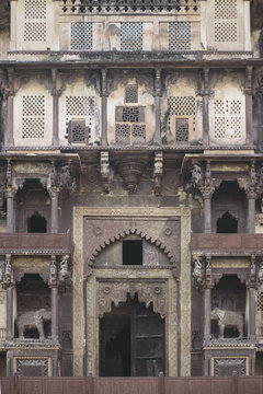 Entrance To Jahangir Mahal, Orchha, India