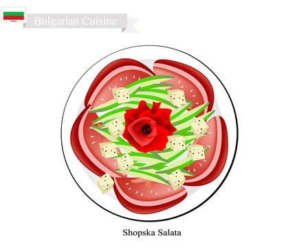 Shopska Salata, A Popular Dish of Bulgaria