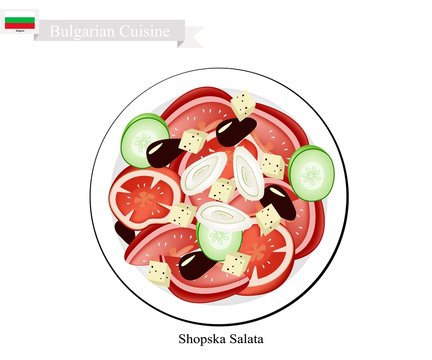 Shopska Salata, A Popular Dish of Bulgaria