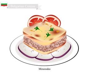 Homemade Moussaka, A Popular Dish of Bulgaria