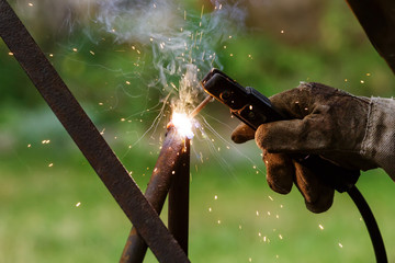 Welding tube from side handmade diy