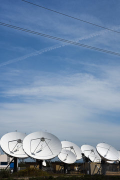 Satellite dish antennas 