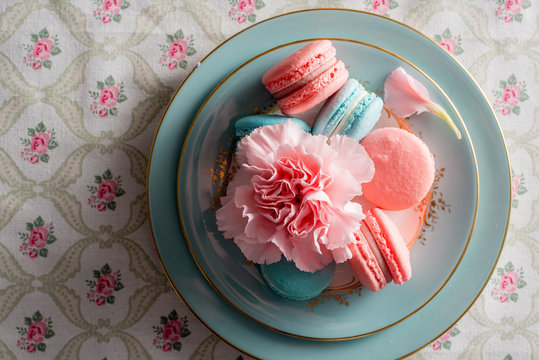 Macarons on Plate