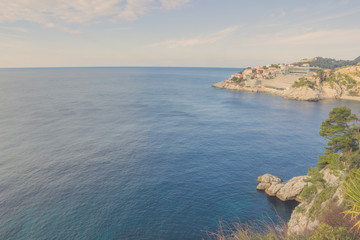 View of  The Blue Sea Against The Sky, Dubrovnik