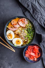 Japanese soup ramen
