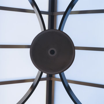 Detail of modern light fixture