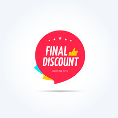 Final Discount Tag