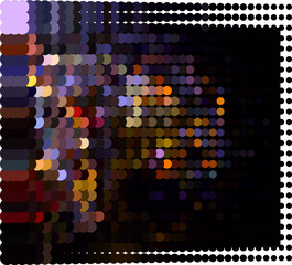 Abstract spotted halftone background. 