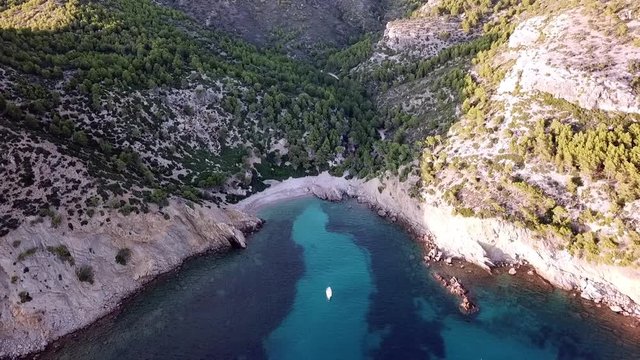 Aerial View port andratx Mallorca 