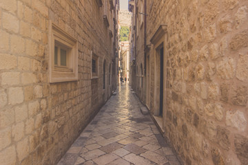 Narrow Street in Dubrovnik