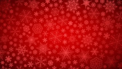 Fototapeta na wymiar Background of snowflakes