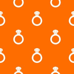 Ring with gemstone pattern seamless