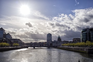 Obraz premium Dublin City Skyline